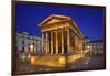 Maison Carree at Dusk-Jon Hicks-Framed Photographic Print