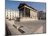 Maison Carree, Roman Temple from 19 BC, Nimes, Languedoc, France, Europe-Ethel Davies-Mounted Photographic Print