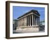 Maison Carree Temple in the Town of Nimes, in Languedoc Roussillon, France, Europe-Rainford Roy-Framed Photographic Print