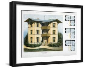 Maison De Campagne, C1860-Victor Petit-Framed Giclee Print