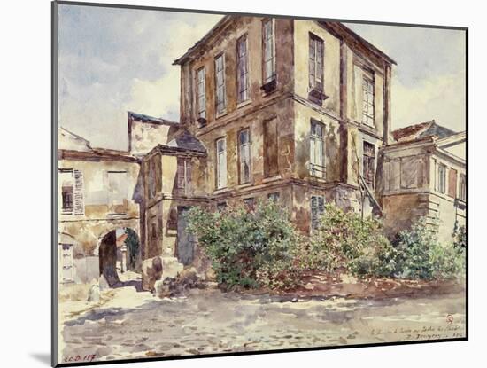 Maison de Cuvier au jardin des Plantes, en 1902. Paris (), 1902-Marie-Désirée Bourgoin-Mounted Giclee Print