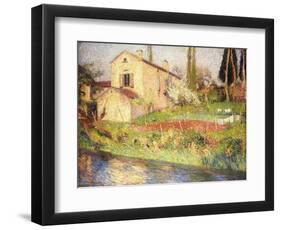 Maison de Marie-Louise-Henri Martin-Framed Premium Giclee Print