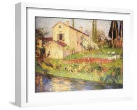 Maison de Marie-Louise-Henri Martin-Framed Giclee Print