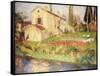 Maison de Marie-Louise-Henri Martin-Framed Stretched Canvas