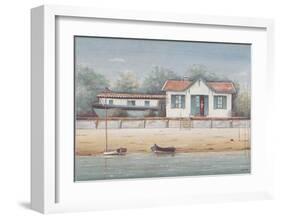 Maison de Vacances I-Dominique Perotin-Framed Art Print