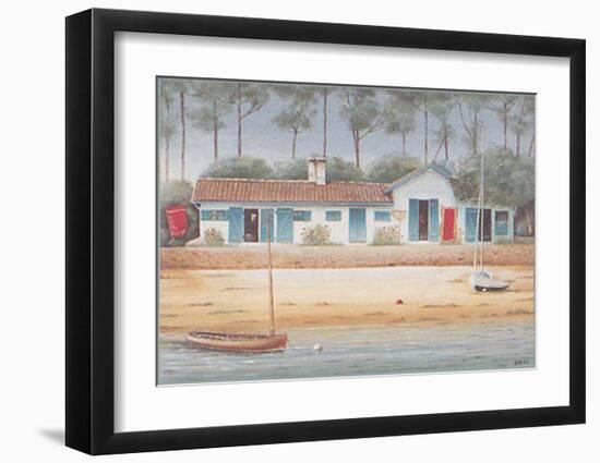 Maison de Vacances II-Dominique Perotin-Framed Art Print