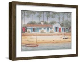 Maison de Vacances II-Dominique Perotin-Framed Art Print