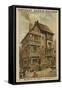 Maison Du Xive Siecle, a Bayeux, Calvados-null-Framed Stretched Canvas