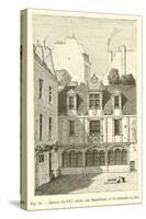 Maison Du Xvie Siecle, Rue Saint-Paul, No 39, Demolie En 1832-null-Stretched Canvas
