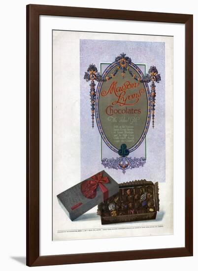 Maison Lyons, Magazine Advertisement, UK, 1923-null-Framed Giclee Print