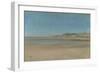 Maisons au bord de la mer-Edgar Degas-Framed Giclee Print