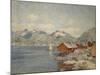 Maisons de pêcheurs à Svolvoer, Lofoden (Norvège)-Johannes Martin Grimelund-Mounted Giclee Print