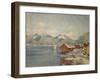 Maisons de pêcheurs à Svolvoer, Lofoden (Norvège)-Johannes Martin Grimelund-Framed Giclee Print