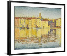 Maisons Du Port, Saint-Tropez-Paul Signac-Framed Giclee Print