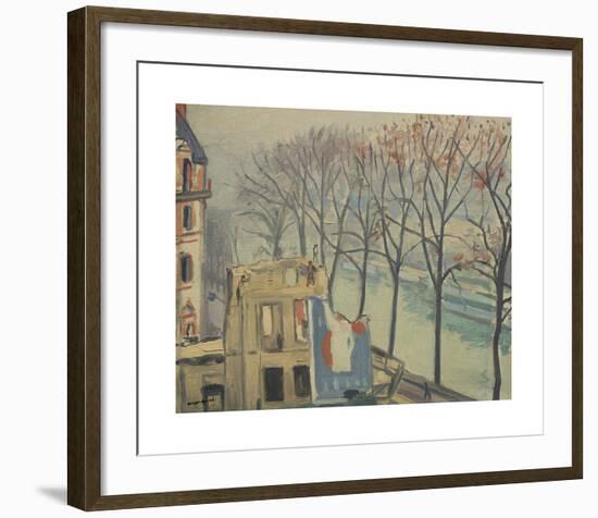 Maisons en Démolition, Quai de Conti, Paris-Albert Marquet-Framed Premium Giclee Print