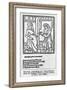 Maitre Pathelin and Guillemette, Illustration from The Farce of Master Pathelin, c.1489-null-Framed Giclee Print