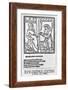 Maitre Pathelin and Guillemette, Illustration from The Farce of Master Pathelin, c.1489-null-Framed Giclee Print