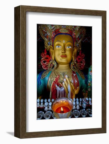 Maitreya Buddha at Thiksey Monastery, Leh, Ledakh, India-Ellen Clark-Framed Photographic Print