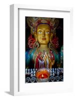 Maitreya Buddha at Thiksey Monastery, Leh, Ledakh, India-Ellen Clark-Framed Photographic Print