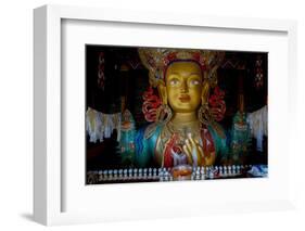 Maitreya Buddha at Thiksey Monastery, Leh, Ledakh, India-Ellen Clark-Framed Photographic Print