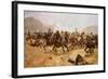 Maiwand 1880: Saving the Guns, 1882-Richard Caton Woodville II-Framed Giclee Print