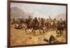 Maiwand 1880: Saving the Guns, 1882-Richard Caton Woodville II-Framed Giclee Print