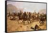 Maiwand 1880: Saving the Guns, 1882-Richard Caton Woodville II-Framed Stretched Canvas