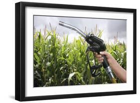 Maize Biofuel, Conceptual Image-Victor De Schwanberg-Framed Premium Photographic Print