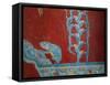 Maize Plant and Toad, Reconstruction of Mural Painting, New Excavations, Cacaxtla, Mayan Style-null-Framed Stretched Canvas