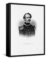 Maj. Gen. Robert E. Lee Engraving-null-Framed Stretched Canvas