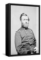 Maj. Gen. Ulysses S. Grant, officer of the Federal Army, 1861-5-Mathew & studio Brady-Framed Stretched Canvas