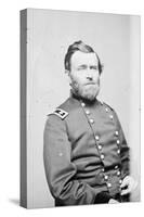 Maj. Gen. Ulysses S. Grant, officer of the Federal Army, 1861-5-Mathew & studio Brady-Stretched Canvas