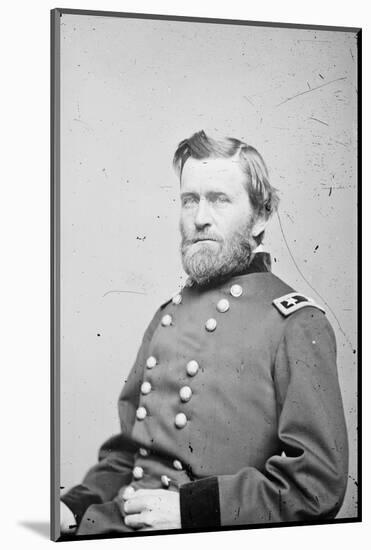 Maj. Gen. Ulysses S. Grant, officer of the Federal Army, 1862-4-American Photographer-Mounted Photographic Print