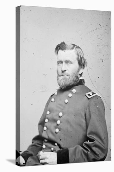 Maj. Gen. Ulysses S. Grant, officer of the Federal Army, 1862-4-American Photographer-Stretched Canvas