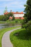 Wawel Castle and Vistula Boulevards in Cracow-majeczka-majeczka-Mounted Photographic Print