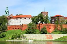 Wawel - Royal Castle over the Vistula River in Krakow (Poland)-majeczka-majeczka-Photographic Print