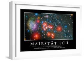 Majestätisch: Motivationsposter Mit Inspirierendem Zitat-null-Framed Photographic Print