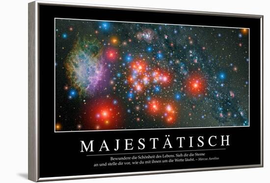 Majestätisch: Motivationsposter Mit Inspirierendem Zitat-null-Framed Photographic Print