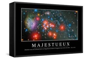 Majesté: Citation Et Affiche D'Inspiration Et Motivation-null-Framed Stretched Canvas