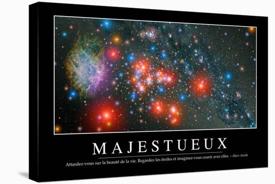 Majesté: Citation Et Affiche D'Inspiration Et Motivation-null-Stretched Canvas