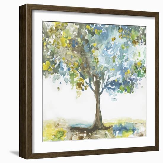 Majestic blue-Allison Pearce-Framed Art Print