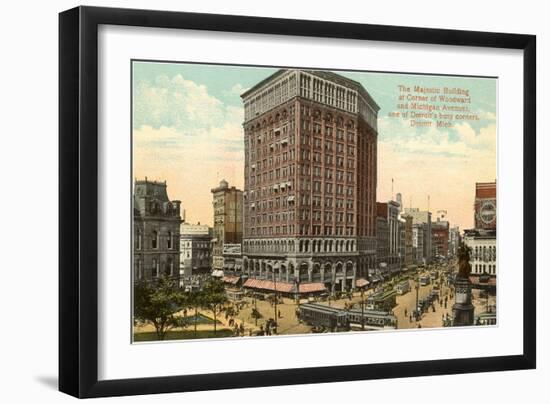 Majestic Building, Detroit, Michigan-null-Framed Art Print