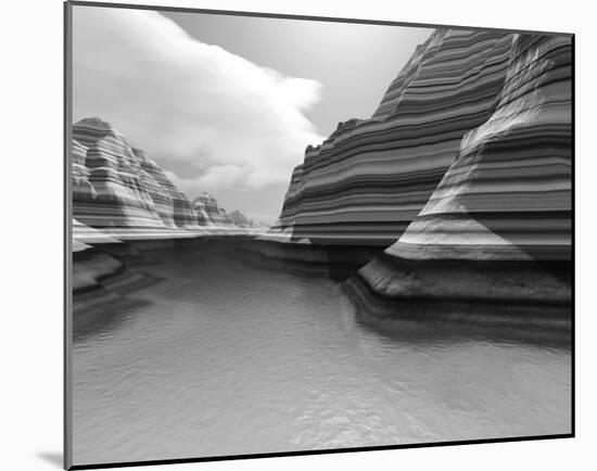 Majestic Canyon II-null-Mounted Art Print