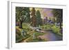 Majestic Garden-Geno Peoples-Framed Giclee Print