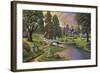 Majestic Garden-Geno Peoples-Framed Giclee Print