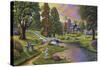 Majestic Garden-Geno Peoples-Stretched Canvas