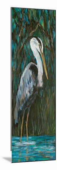 Majestic Heron-Julie DeRice-Mounted Premium Giclee Print