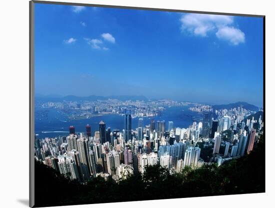 Majestic Hong Kong Harbor from Victoria Peak, Hong Kong, China-Bill Bachmann-Mounted Photographic Print