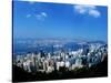 Majestic Hong Kong Harbor from Victoria Peak, Hong Kong, China-Bill Bachmann-Stretched Canvas