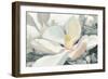 Majestic Magnolia Green Gray Crop-Julia Purinton-Framed Premium Giclee Print